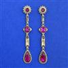 Indo Western Classic Earring with Mehndi Plating
