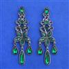 Indo Western Classic Earring with Black Plating