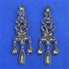 Indo Western Classic Earring with Black Plating