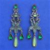 Indo Western Classic Earring with Black Plating