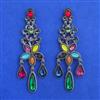 Indo Western Classic Earring with Black Plating