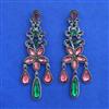 Indo Western Classic Earring with Black Plating
