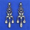 Indo Western Classic Earring with Black Plating