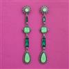 Indo Western Classic Earring with Black Plating