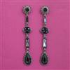 Indo Western Classic Earring with Black Plating