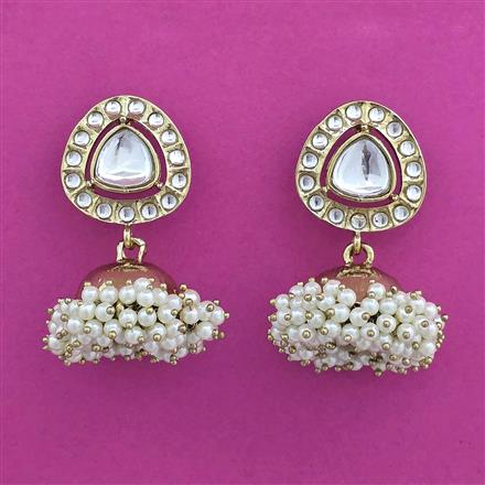 Indo Western Jhumki with Mehndi Plating