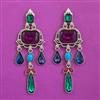 Indo Western Classic Earring with Mehndi Plating
