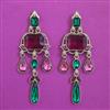 Indo Western Classic Earring with Mehndi Plating