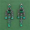 Indo Western Classic Earring with Black Plating