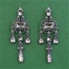 Indo Western Classic Earring with Black Plating