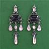 Indo Western Classic Earring with Black Plating