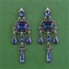 Indo Western Classic Earring with Black Plating