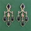 Indo Western Classic Earring With Mehndi Plating