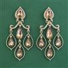 Indo Western Classic Earring With Mehndi Plating