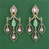 Indo Western Classic Earring With Mehndi Plating