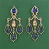 Indo Western Classic Earring With Mehndi Plating