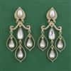 Indo Western Classic Earring With Mehndi Plating