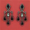 Indo Western Classic Earring with Black Plating