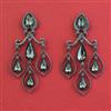 Indo Western Classic Earring with Black Plating