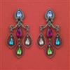 Indo Western Classic Earring with Black Plating