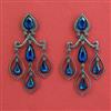 Indo Western Classic Earring with Black Plating