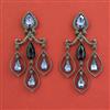 Indo Western Classic Earring with Black Plating
