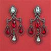 Indo Western Classic Earring with Black Plating