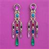 Indo Western Classic Earring with Mehndi Plating