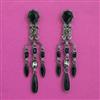 Indo Western Classic Earring with Black Plating