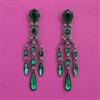 Indo Western Classic Earring with Black Plating