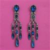 Indo Western Classic Earring with Black Plating