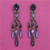 Indo Western Classic Earring with Black Plating