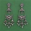 Indo Western Long Earring with Black Plating