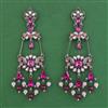 Indo Western Long Earring with Black Plating