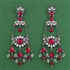 Indo Western Long Earring with Black Plating