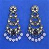 Indo Western Classic Earring with Black Plating