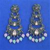 Indo Western Classic Earring with Black Plating