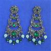 Indo Western Classic Earring with Black Plating