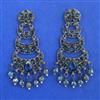 Indo Western Classic Earring with Black Plating