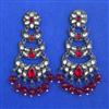 Indo Western Classic Earring with Black Plating