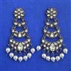 Indo Western Classic Earring with Black Plating