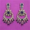 Indo Western Classic Earring with Mehndi Plating
