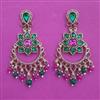 Indo Western Classic Earring with Mehndi Plating