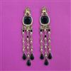 Indo Western Long Earring with Mehndi Plating