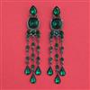 Indo Western Long Earring with Black Plating