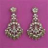 Indo Western Moti Earring with Mehndi Plating