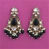 Indo Western Classic Earring with Mehndi Plating