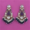 Indo Western Classic Earring with Mehndi Plating