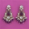 Indo Western Classic Earring with Mehndi Plating