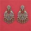 Indo Western Classic Earring with Mehndi Plating